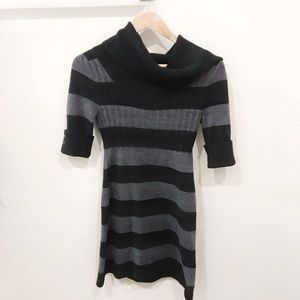 Windsor black striped sweater dress